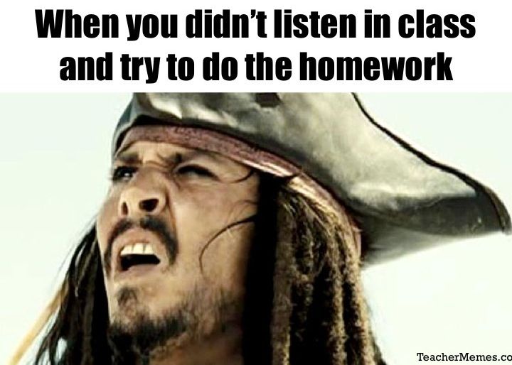 Funny Memes About Homework